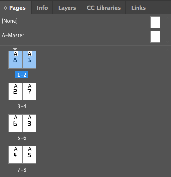 indesign cc 2017 start page numbering after page 1